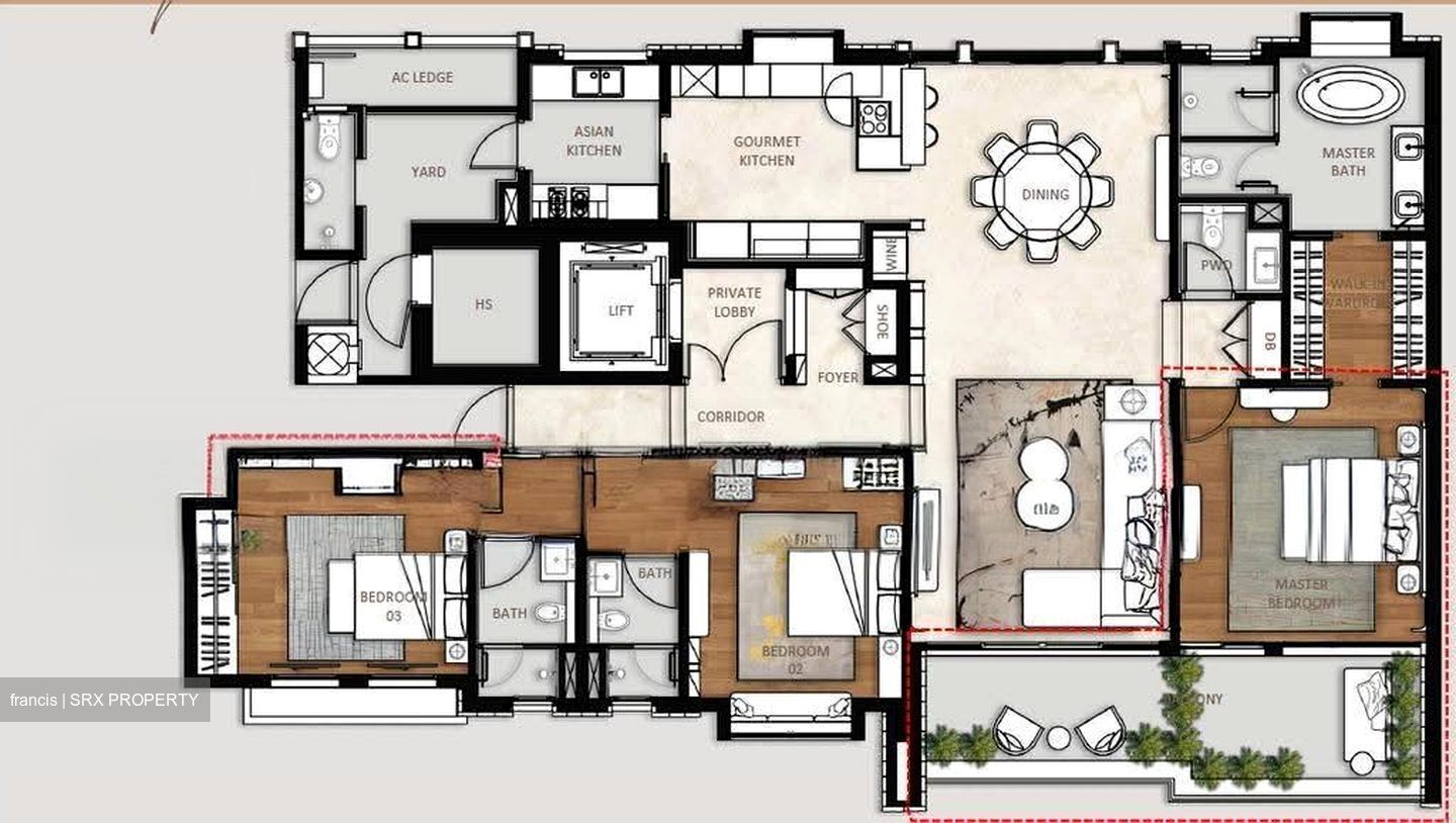 Bishopsgate Residences (D10), Condominium #610611081